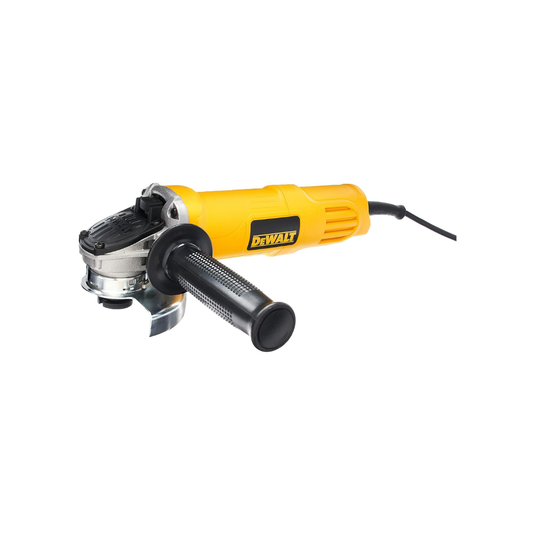 DeWalt 100mm, 800W, Toggle Switch, Angle Grinder, Yellow/Black, DWE4001-B5