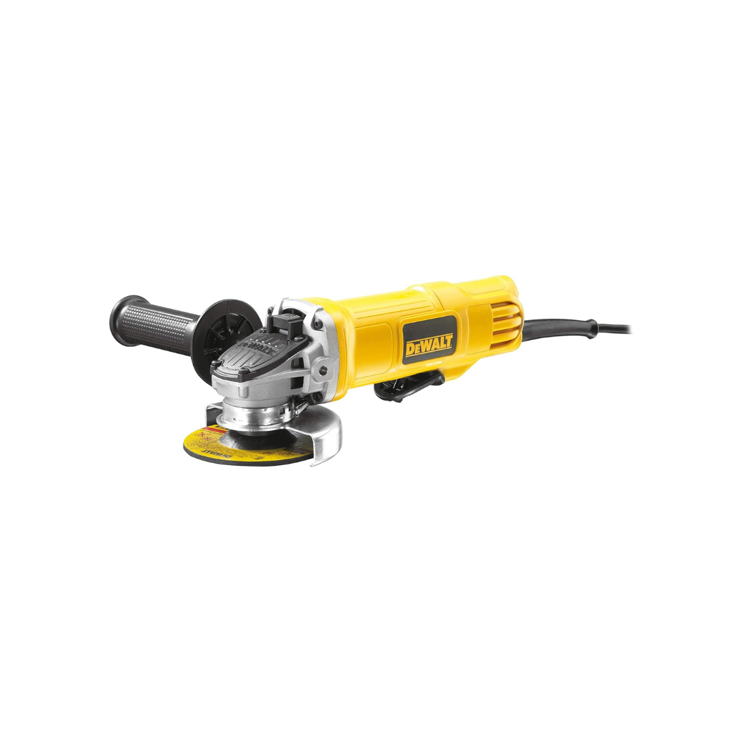 Dewalt 100Mm, 800W, Paddle Switch, Angle Grinder, Yellow/Black, DWE4002-B53