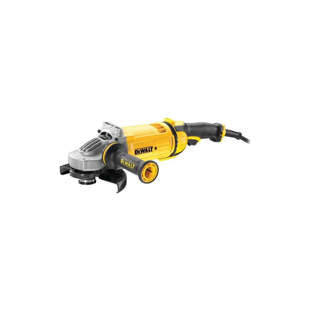 DeWalt 180mm 2400W Large Angle Grinder with Lock-on Switch, Yellow/Black, DWE4557-B53